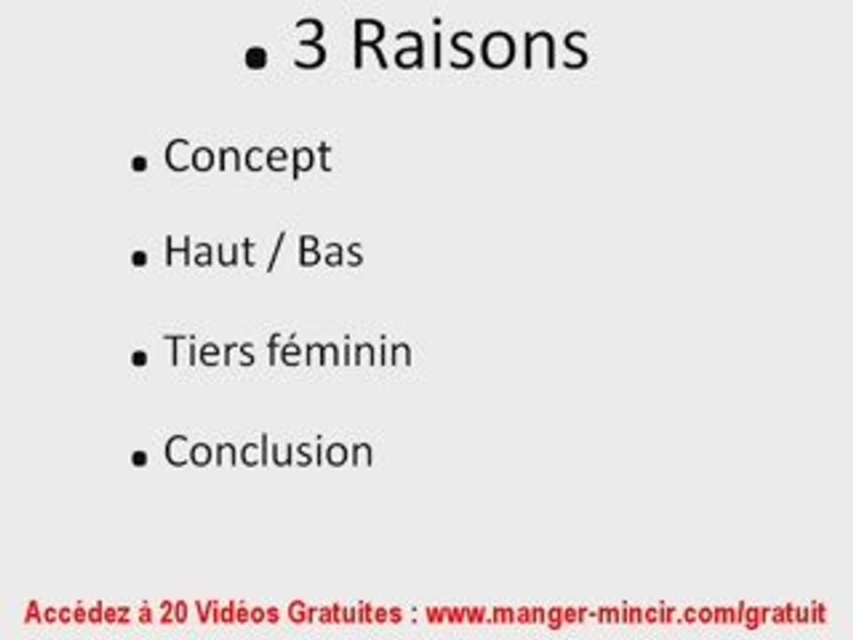 3 raisons pour Perdre vos Kilos ou Vous Voulez