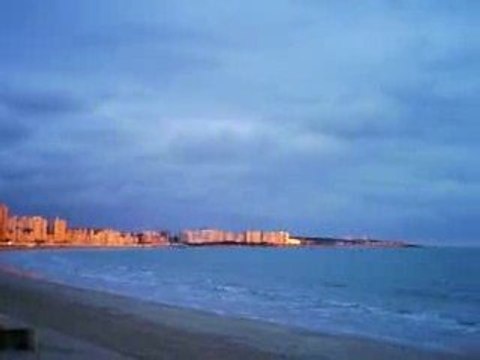coucher de soleil - rade des Sables d'olonne