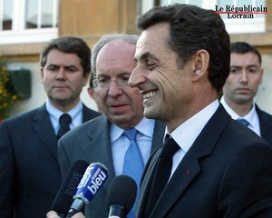 Nicolas Sarkozy revient à Gandrange