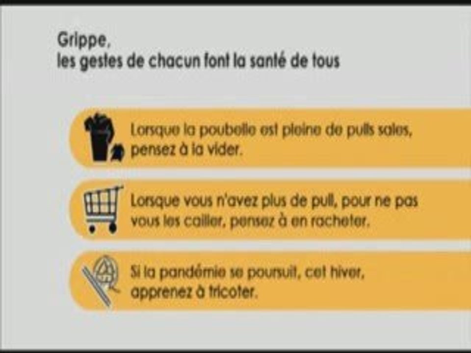 Grippe A information importante‏