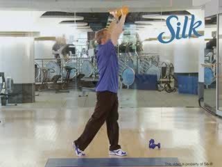 Silk Fitness - Dumbell Squat Press w/ Twist