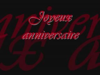 Joyeux anniversaire