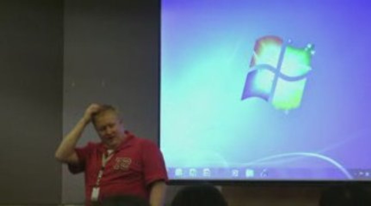 Microsoft VRZone Windows 7 Seminar Pt4