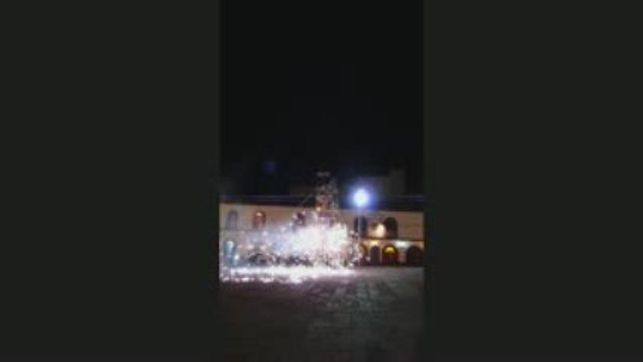 Feu d'artifice à Puno