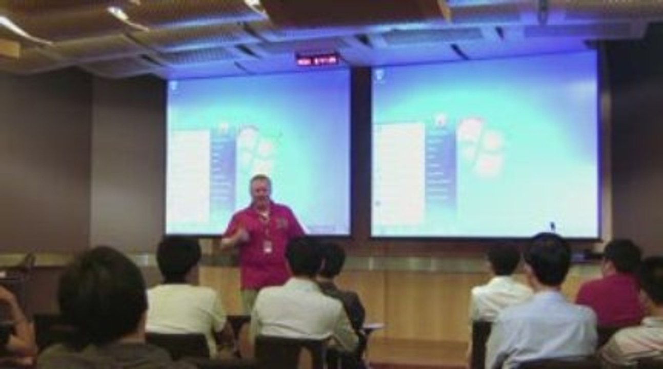 Microsoft VRZone Windows 7 Seminar Pt5