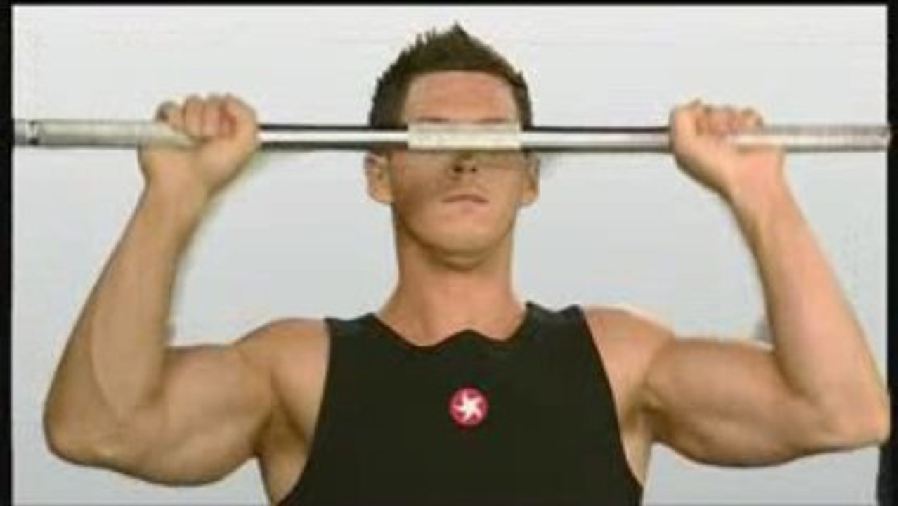 Military Press Demonstration Video - Maximuscle