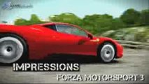 Forza Motorsport 3 : Nos Impressions