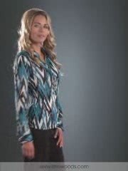 Savoir - PRINTED CRINKLE BLOUSE