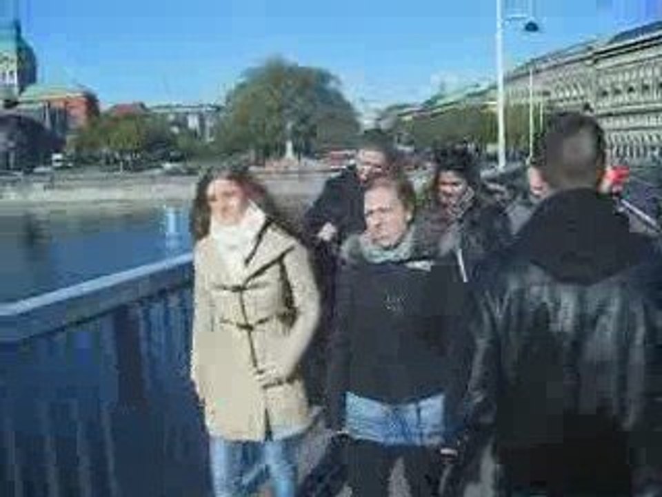 promenade dans la ville de Stockolm