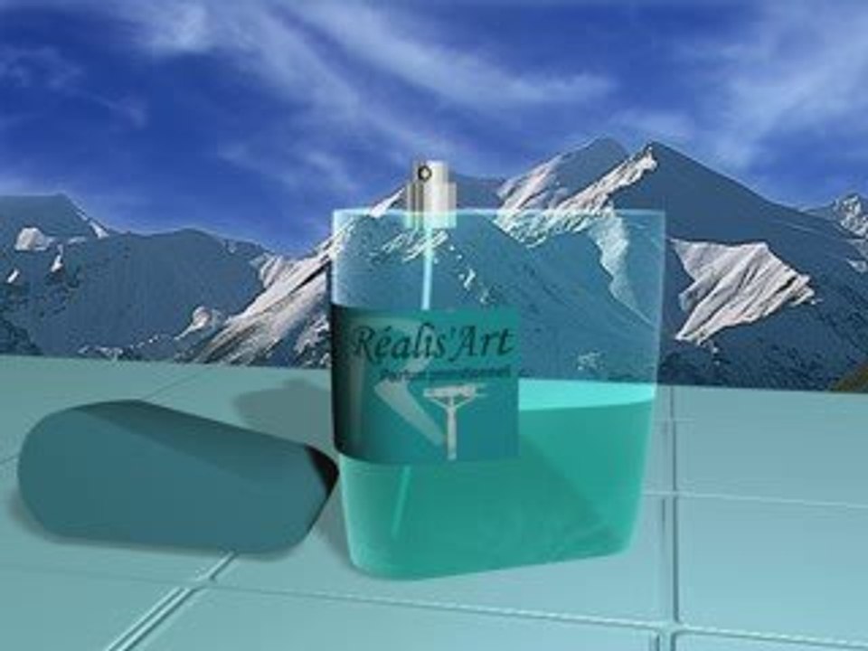MODELISATION 3D - FLACON DE PARFUM