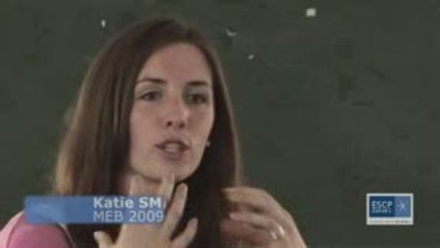 Katie Small, MEB student, class of 2009 at ESCP Europe