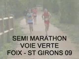 Semi marathon Voie Verte FOIX ST GIRONS ARIEGE 2009