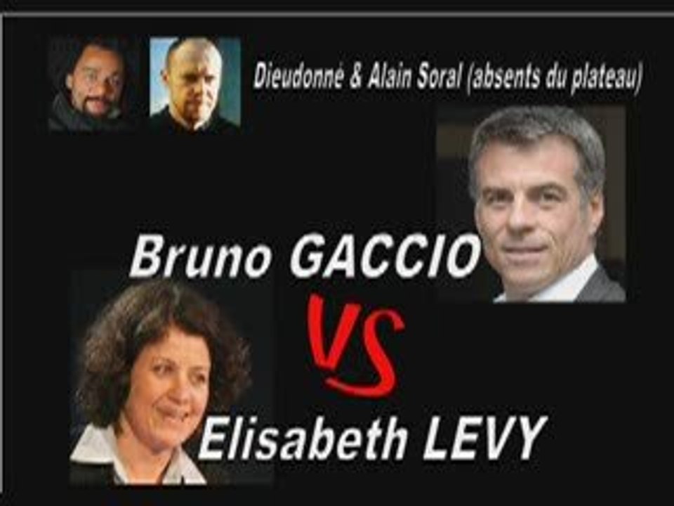 Elisabeth Levy VS Bruno Gaccio sur Alain Soral et Dieudonné