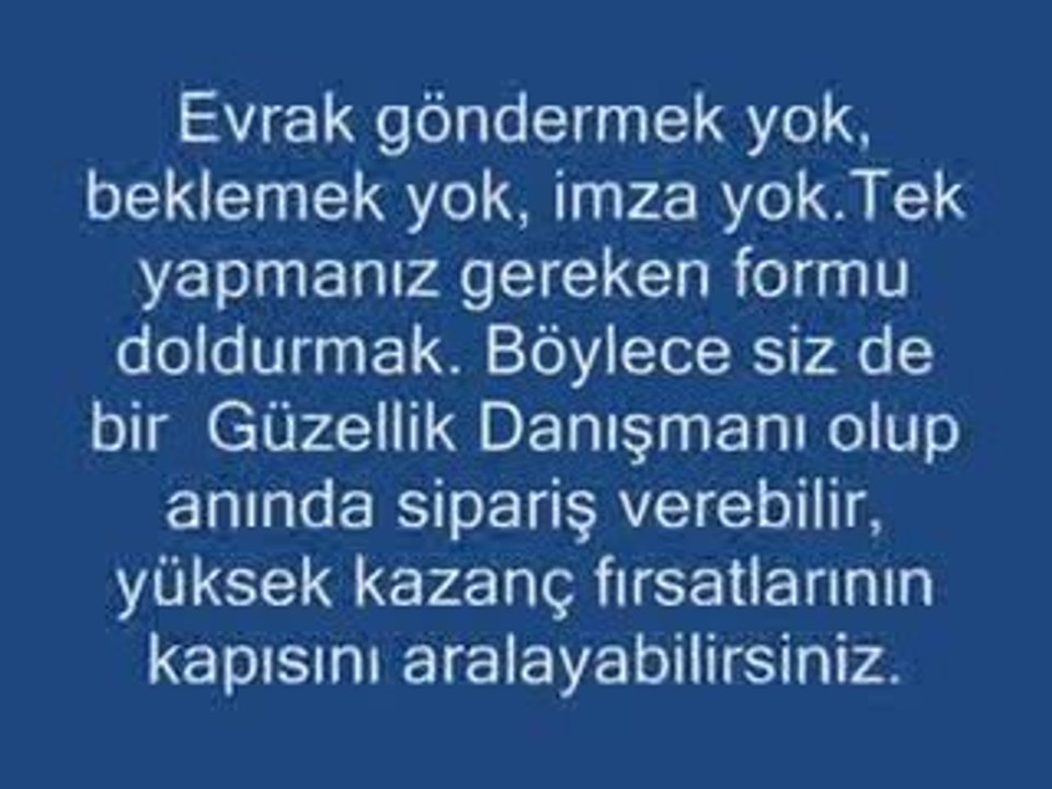 135 Bin Güzellik Danışmanı Aranıyor. Ek Gelir, Kazanç, Para