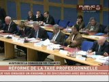 SEANCE,Audition sur la suppression de la taxe professionnelle