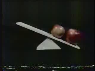 Classic Sesame Street animation - Balancing Apples