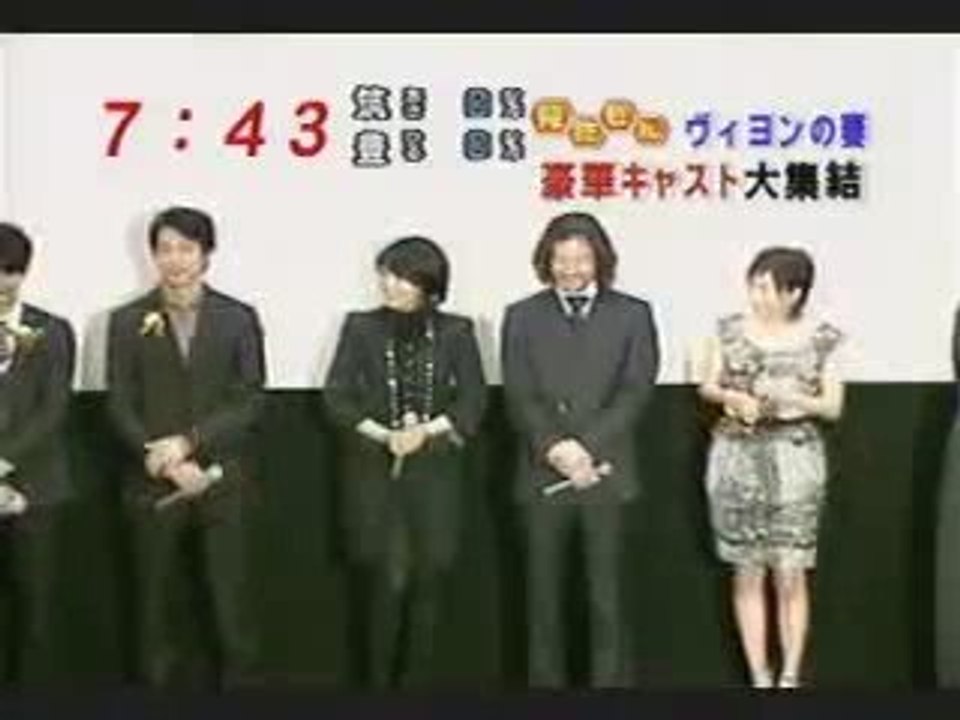 [TV]091012 - MEZAMASHI「ヴィヨンの妻」初日挨拶