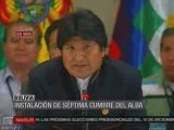 El presidente de Bolivia Evo Morales en Cumbre Alba