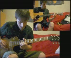 Gibson Les Paul & Martin HD28: Small Improvisation with Acoustic and Electric Guitars