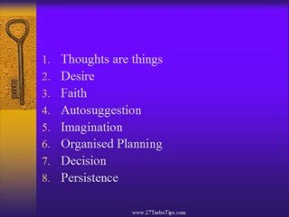 A quick overview of Napoleon Hills Think and Grow Rich