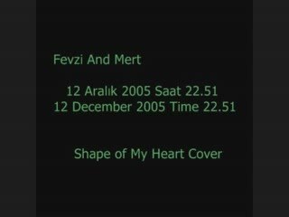 12 Aralık 2005 Shape Of My Heart Cover By Fevzi and Mert