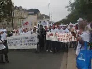 départ de manif 16 10 2009 agriculteur Orléans 1