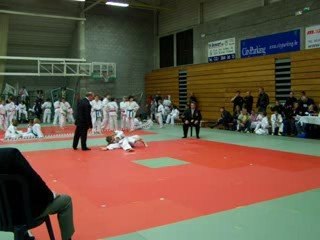 axel 3ème combat judo braine l'alleud le 17 oct 2009