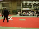 gerald 1er combat judo braine l'alleud le 17 oct 2009