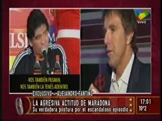 1/2 El papelon de Diego Maradona (14-10-09), repercusiones