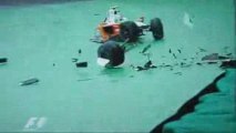 formule 1 gp du bresil qualif big big crash luizzi