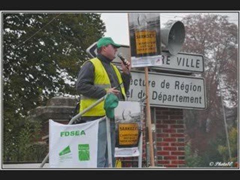 Manifestation des agriculteurs à Châlons en Champagne