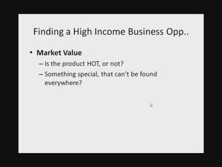 2 Tips for Finding a High Income Business Opportunity