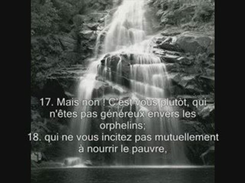 Sourate 89 L'aube (Al-Fajr)