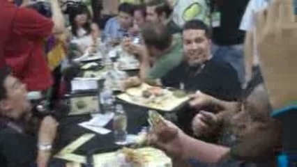 Fatburger WTF Challenge at Fatmobile BlogWorld Expo 10/16/09