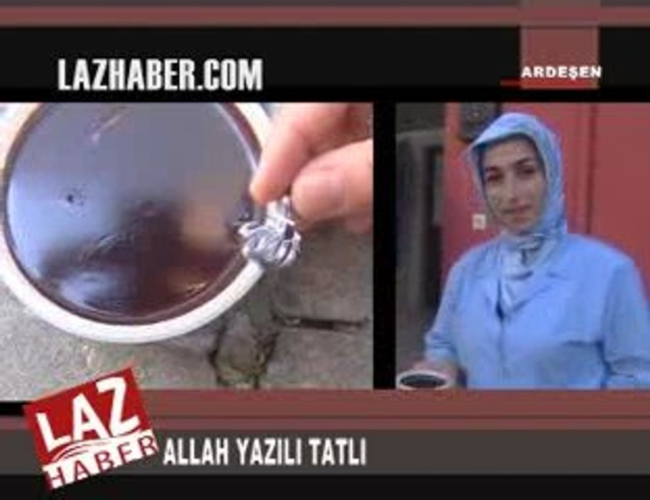 ALLAH YAZILI TATLI