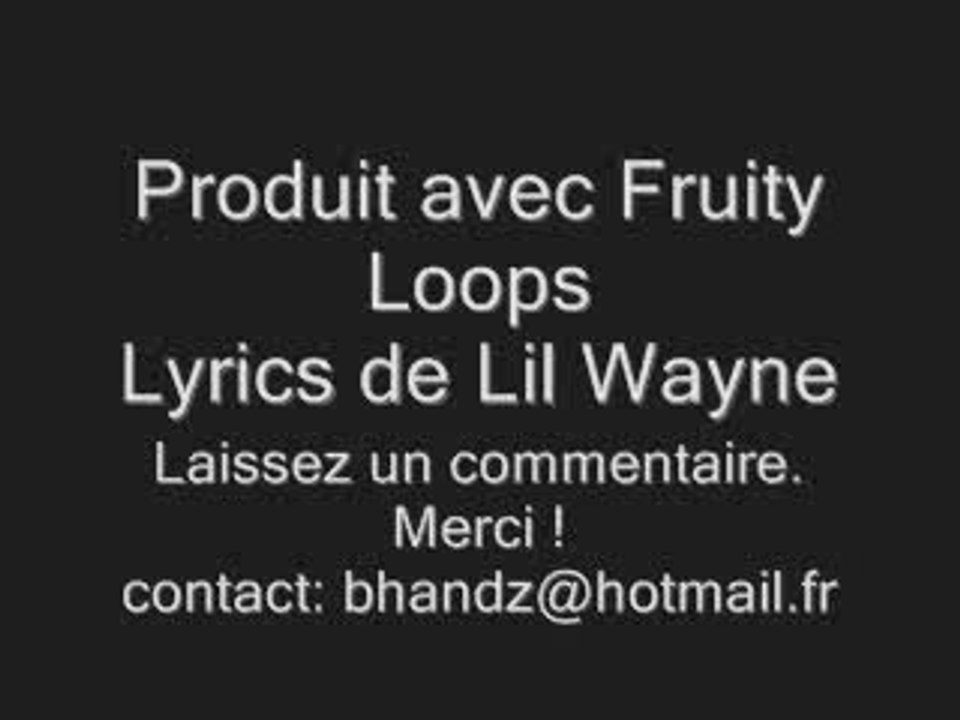 Instru Dirty South 18-10-09 *Weezy Lyrics