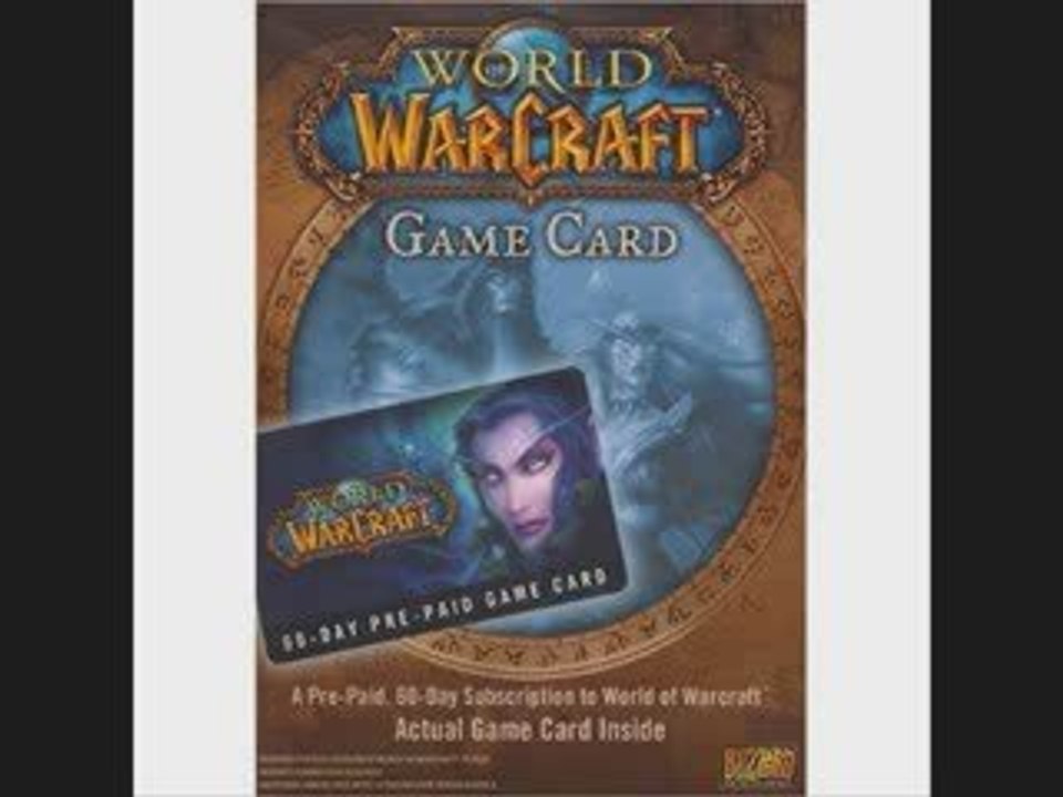 Free World of Warcraft 60 Day Time Card video Dailymotion