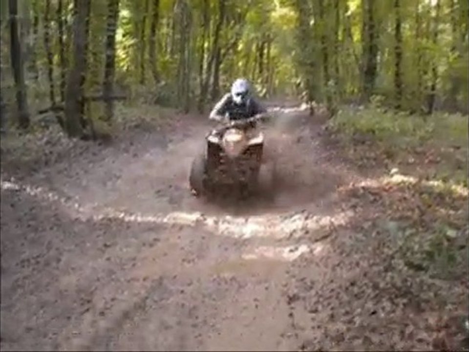 Quad+eau pas bien,la surchauffe non plus