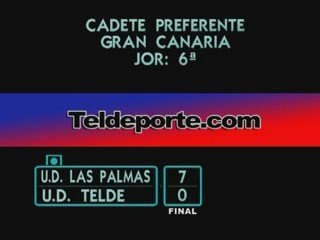 Las Palmas 7 - Telde 0 Cadete Preferente GC Jor 6ª