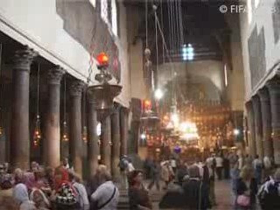 FIFA official visit to Bethlehem and Israel, october 2008