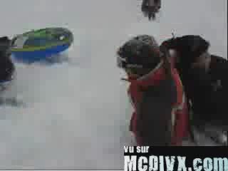 Jeux débile sur la neige gag