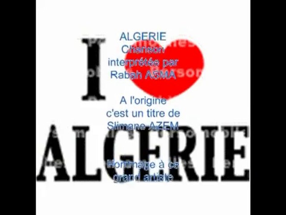 Rabah ASMA Algérie-Kabylie