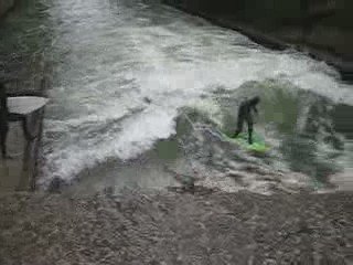 Surfer fou à Munich
