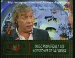 Informe TVR Diego respondio los agravios de la prensa