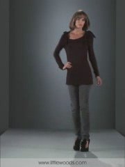 Love Label - LONG SLEEVE BOW TOP