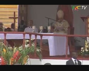 saint père le Papa Benois XVI au cameroun