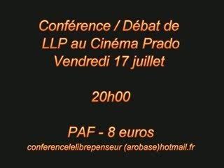 LLP Conférence à Marseille ce 17 juillet 2009