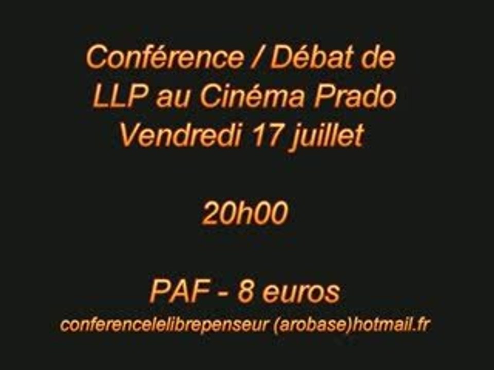 LLP Conférence à Marseille ce 17 juillet 2009