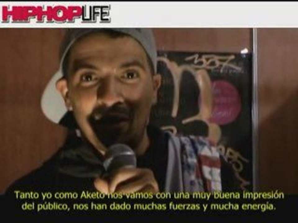 Tunisiano Aketo sniper concert à MADRID HipHopLife !!!