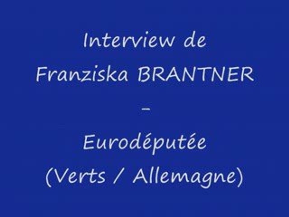 Franziska Brantner - son expérience aux JE Sciences-Po